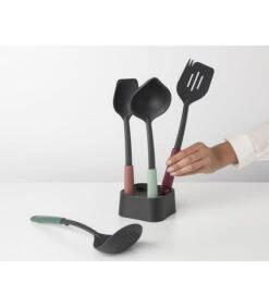 Brabantia Tasty+ Kookgerei Set Plus Houder, 4-delig - Mixed -Beste Keukengerei Winkel d2ed6733e9734e7fa5ae2bc8b6c6a981