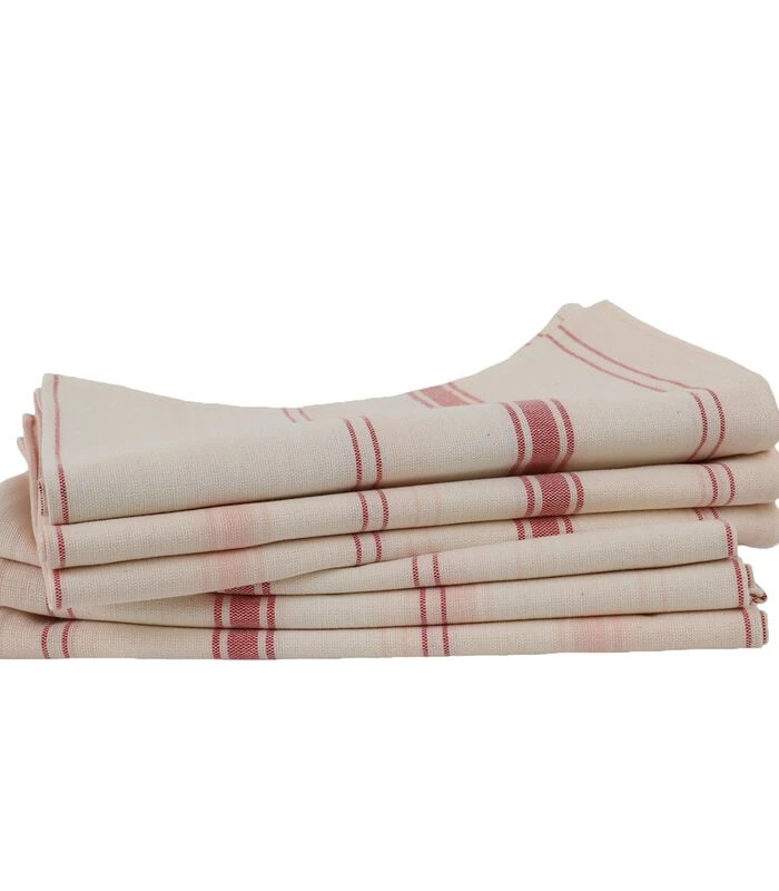 6 Linnen-katoenen Vaatdoeken 3 6 Linnen-katoenen Vaatdoeken