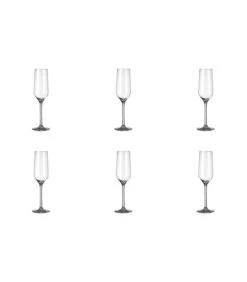 Champagneflûte 265712 Carre 22 Cl - Transparant 6 Stuk(s)