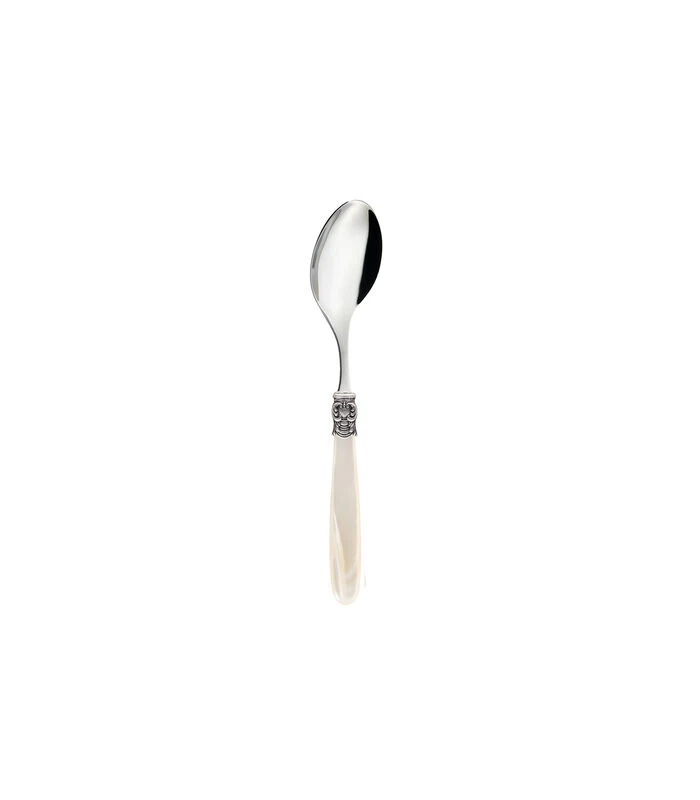 Dessertlepel Mona Lisa 18.8 Cm 18/10 Offwhite Zilver 6 Stuk(s) 4 Dessertlepel Mona Lisa 18.8 Cm 18/10 Offwhite Zilver 6 Stuk(s) - Afbeelding 2