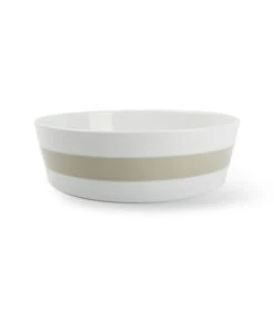 Kom 23xH6,5cm Sage Green Stripes