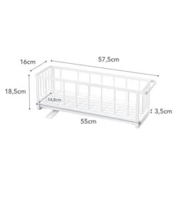 Yamazaki Wire Dish Drainer Slim - Tower - White -Beste Keukengerei Winkel e908558f39f543c69f002a14e2a062d9