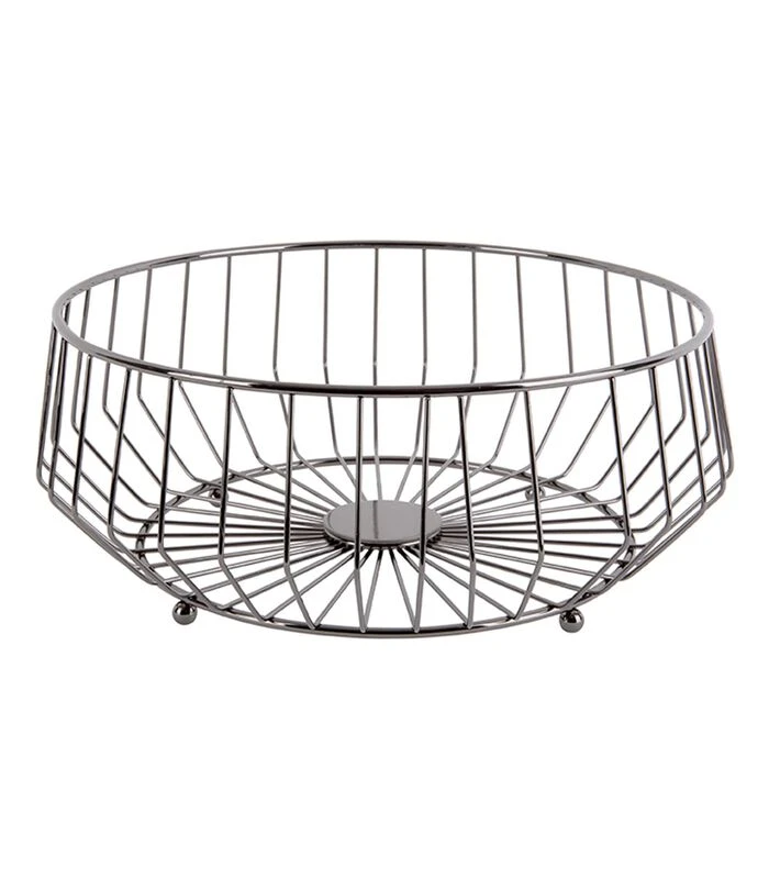 PRESENT TIME Fruitmand Linea Kink - IJzer Gun Metal - Large - 34x14,5cm 5 PRESENT TIME Fruitmand Linea Kink - IJzer Gun Metal - Large - 34x14,5cm - Afbeelding 3