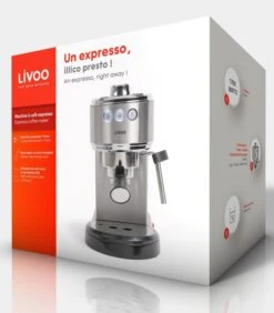 LIVOO Espressomachine -Beste Keukengerei Winkel f83dae066da648eca7fc929495f32d24