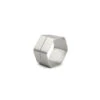 Servetring 5cm Zeshoekig Zilver Centro - Set/4 -Beste Keukengerei Winkel fc7d135e3fe64417a0474f35e409edf6